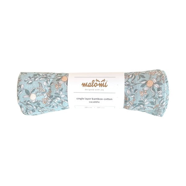 Niebieski koc dziecięcy 120x120 cm Apricot – Malomi Kids-image-1