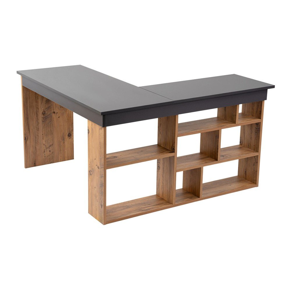 Biurko w dekorze sosny 120x130 cm Vesper – Kalune Design
