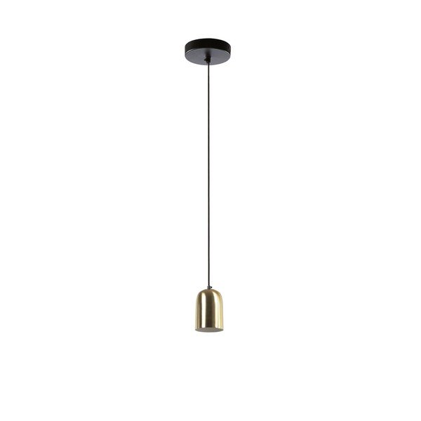 Czarno-złota lampa sufitowa z metalowym kloszem ø 10,5 cm Eulogia – Kave Home