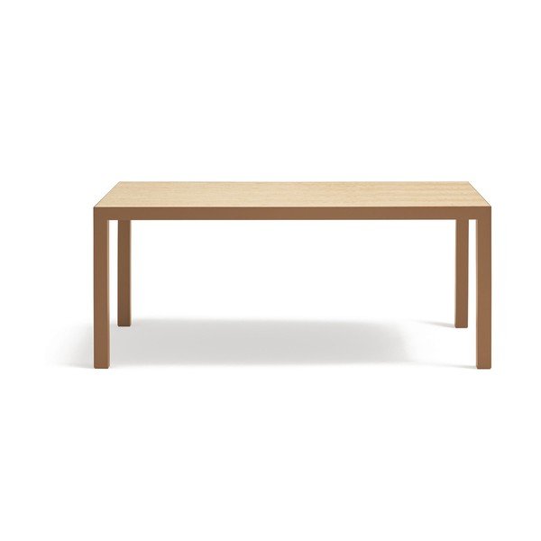 Stół z blatem z drewna dębowego 75x180 cm Alma – Teulat-image-2