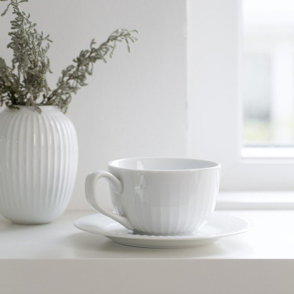 Biała porcelanowa filiżanka Kähler Design Hammershoi, 250 ml-image-2