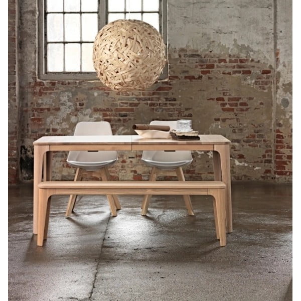 Ławka z drewna białego dębu Unique Furniture Amalfi-image-1