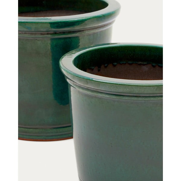 Terakotowe doniczki zestaw 2 szt. ø 47 cm Presili – Kave Home-image-4