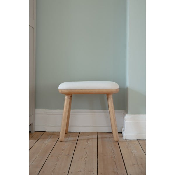 Biało-naturalny stołek Paff Tall – UMAGE-image-1