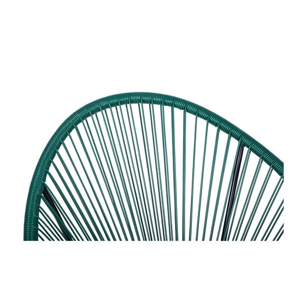 Zielony fotel ogrodowy ze sztucznego rattanu Bonami Selection Avocado-image-4