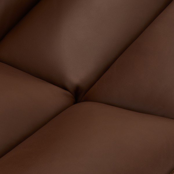 Ciemnobrązowy skórzany fotel Miami – Furnhouse-image-1
