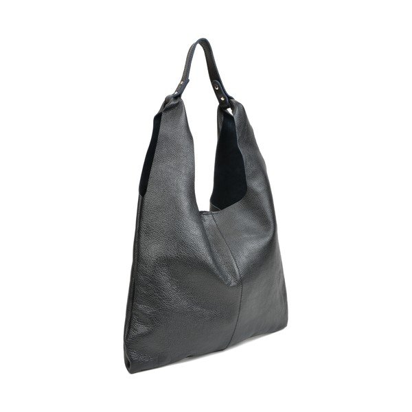 Czarna torebka skórzana Sofia Cardoni Hobo-image-1