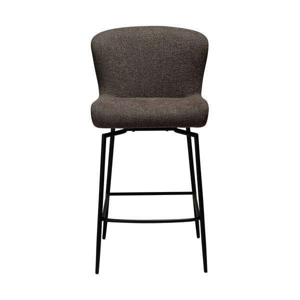 Brązowy tapicerowany hoker (wysokość siedziska 67,5 cm) Glam – DAN-FORM Denmark-image-4