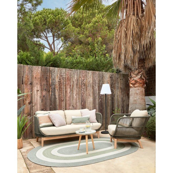 Sofa ogrodowa w kolorze khaki Kave Home Catalina-image-1