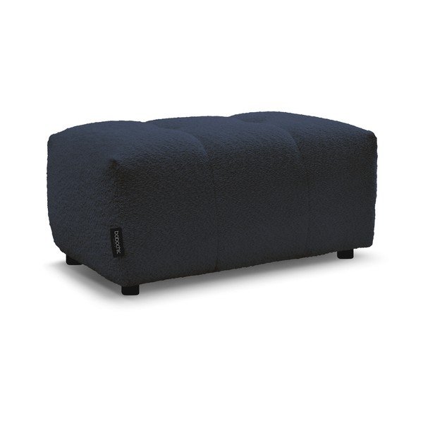 Niebieski podnóżek z materiału bouclé Roxelane – Bobochic Paris-image-3