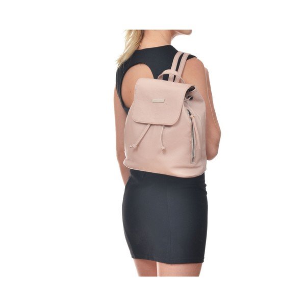 Pudrowy plecak skórzany Renata Corsi Elda-image-1