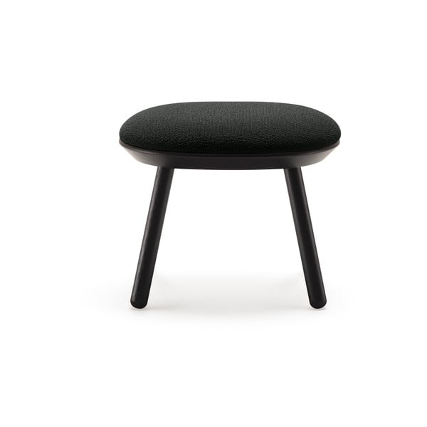 Czarny wełniany podnóżek EMKO Naïve-image-2