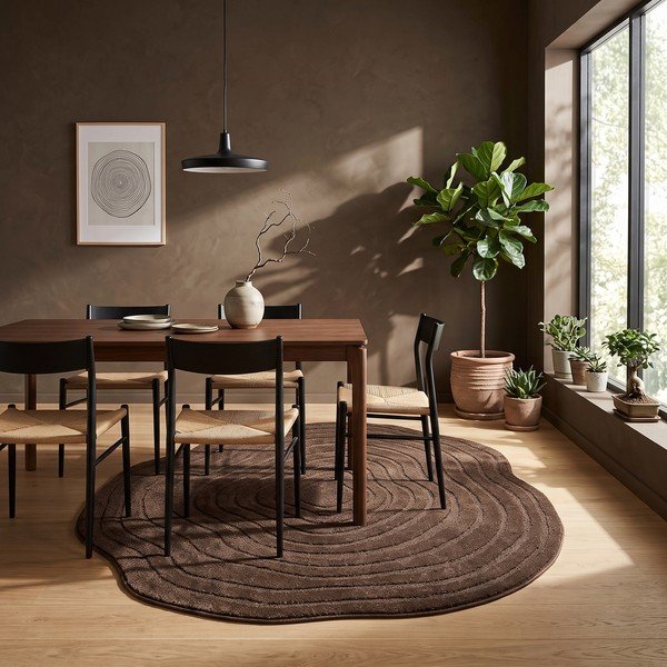 Brązowy dywan 160x230 cm Pebble – ESTE-image-1