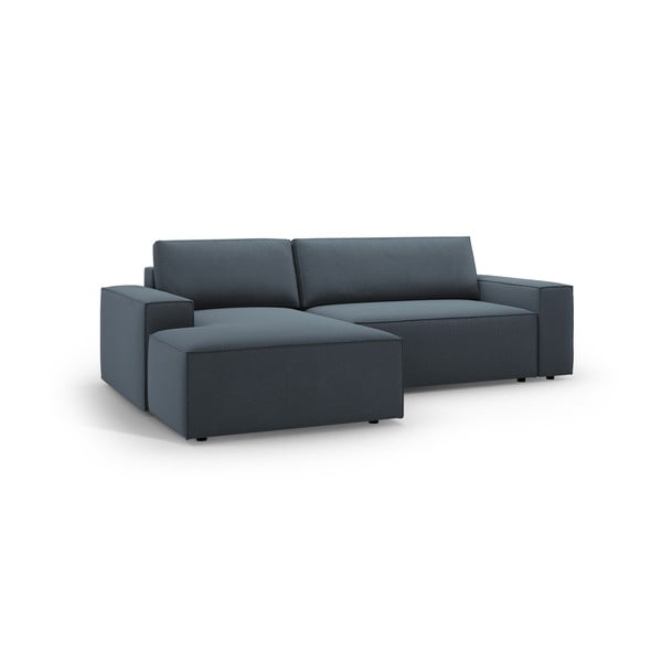 Niebieski rozkładany narożnik (lewostronny) Jodie – Micadoni Home-image-2