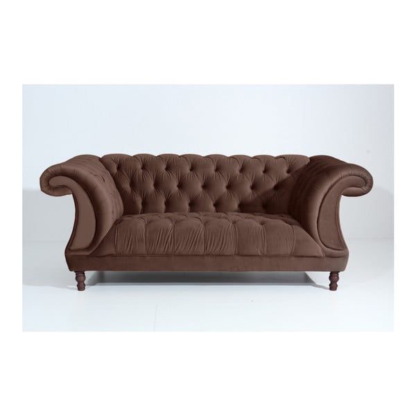 Brązowa sofa Max Winzer Ivette, 200 cm