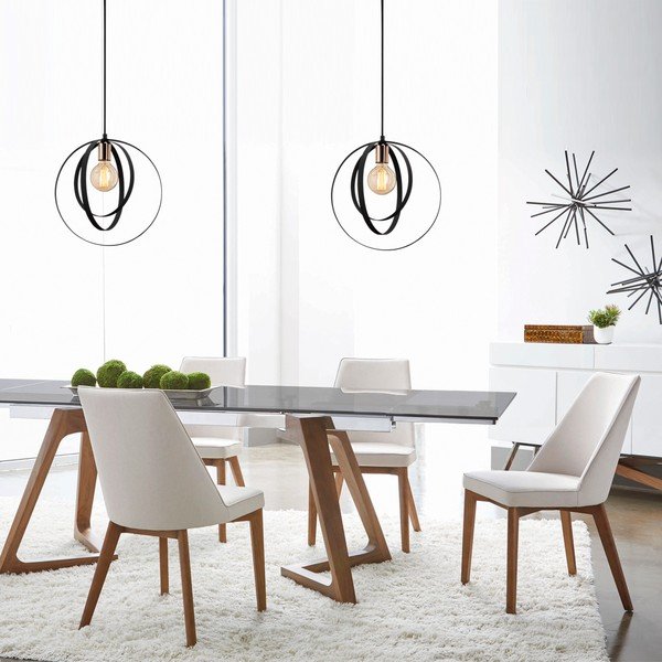 Czarna lampa wisząca Opviq lights Vaveyla-image-4