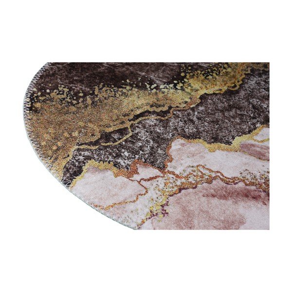 Dywan odpowiedni do prania w brązowo-złotym kolorze 120x180 cm – Vitaus-image-2