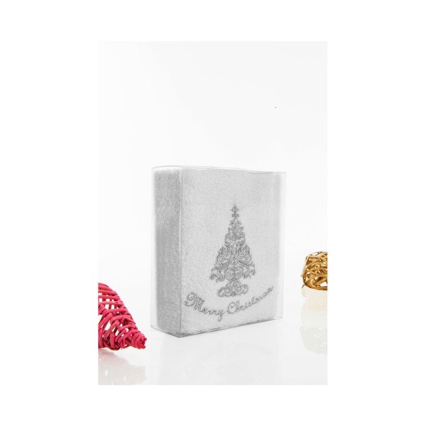 Ręcznik Christmas Merry White, 30x50 cm-image-2