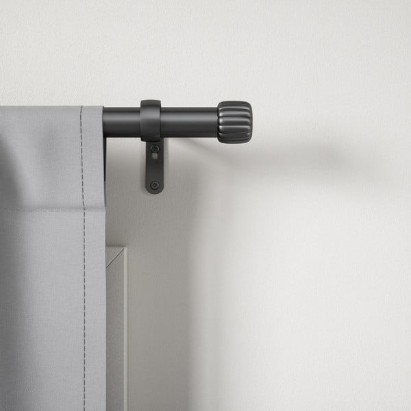 Stalowy regulowany karnisz w kolorze matowej czerni 91 - 168 cm Cleo – Umbra-image-1