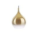 Szklana lampa wisząca w kolorze złota Leitmotiv Drup Large, ø 26 cm