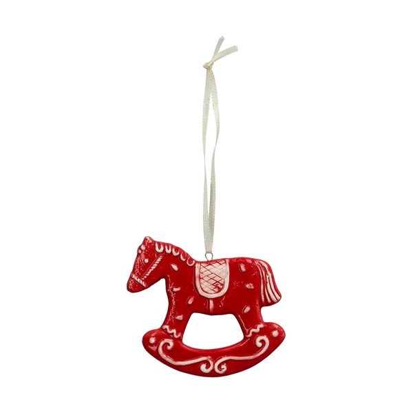 Ozdoba świąteczna ceramiczna 10 cm Vinterby – Dakls