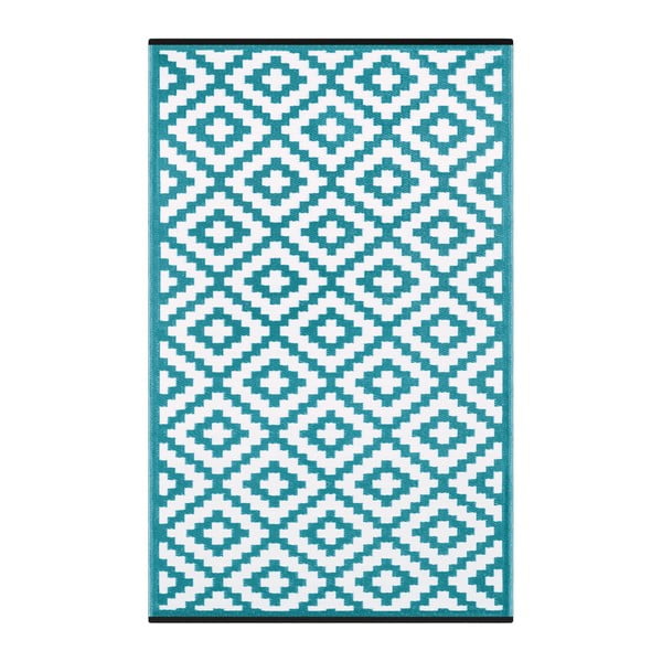 Niebiesko-biały dwustronny dywan zewnętrzny Green Decore Classo, 150x240 cm