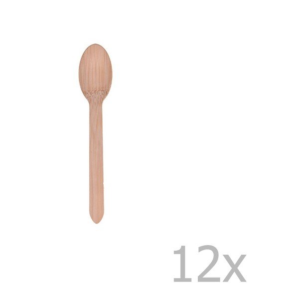 Zestaw 12 łyżek bambusowych Bambum Ledo-image-1