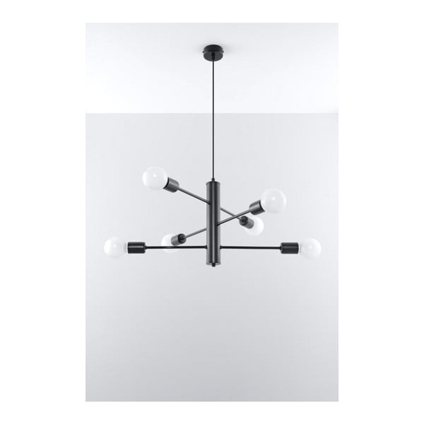 Czarna lampa wisząca Sollux Donato 6-image-2