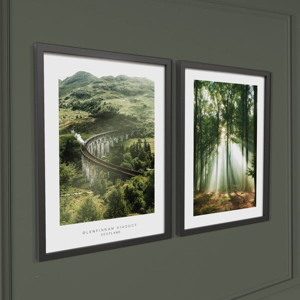 Obrazy zestaw 2 szt. 30x40 cm Woods – Styler-image-2