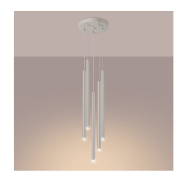 Kremowa lampa wisząca ø 25 cm Fideus – Sollux-image-1