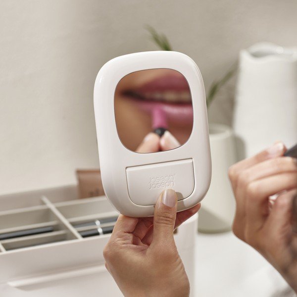 Beżowy plastikowy organizer łazienkowy na kosmetyki Viva – Joseph Joseph-image-4