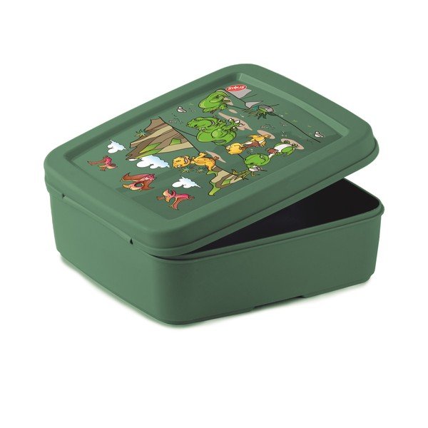 Zielony pojemnik śniadaniowy dla dzieci Dinosaur – Snips-image-4