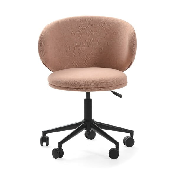 Jasnoróżowe krzesło biurowe Rush – Marckeric-image-1