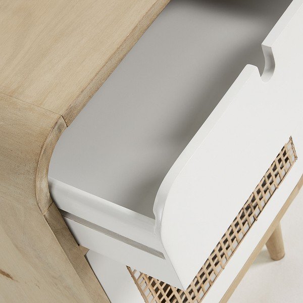 Szafka nocna z drewna mango Kave Home Gerald, 40x30 cm-image-3