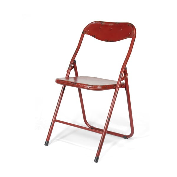 Składane krzesło Harrison, czerwone