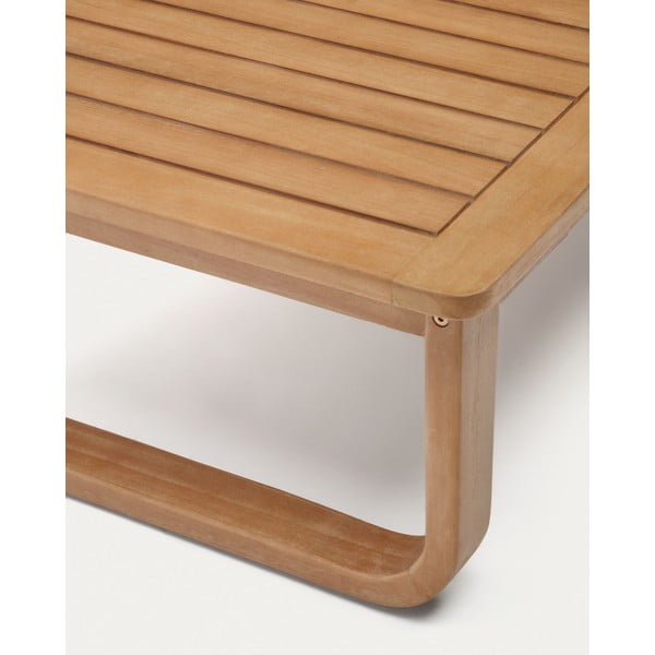 Stolik z litego drewna eukaliptusowego w naturalnym kolorze 60x100 cm Sacaleta – Kave Home-image-3