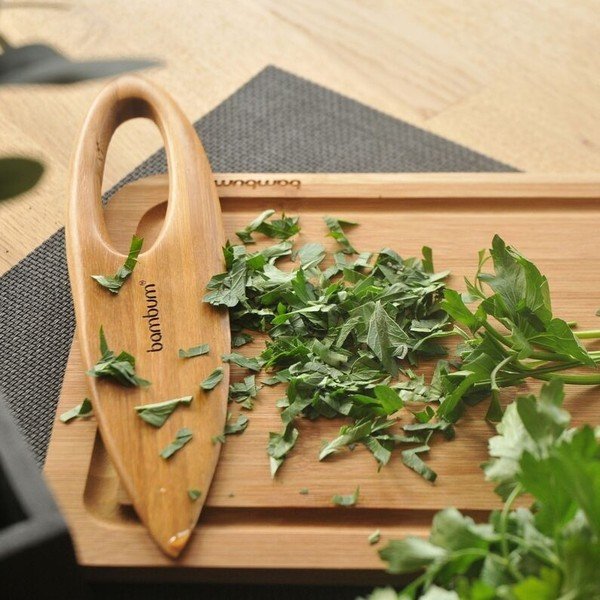 Nóż bambusowy do ziół Bambum Gaas-image-1