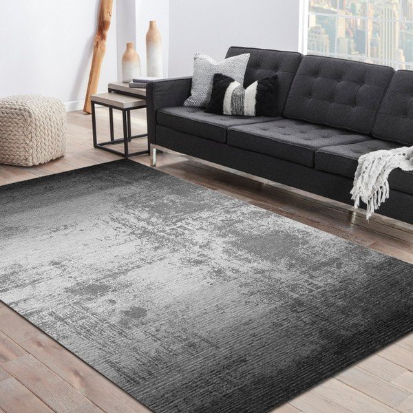 Szaro-czarny dywan Kate Louise, 80x150 cm-image-1