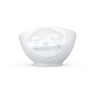 Biała porcelanowa uśmiechnięta miska 58products