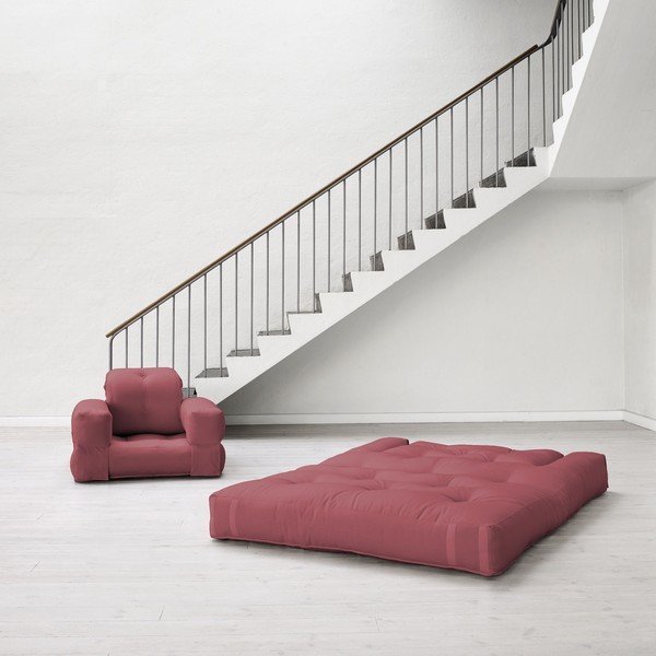 Sofa rozkładana Karup Hippo Bordeaux-image-1