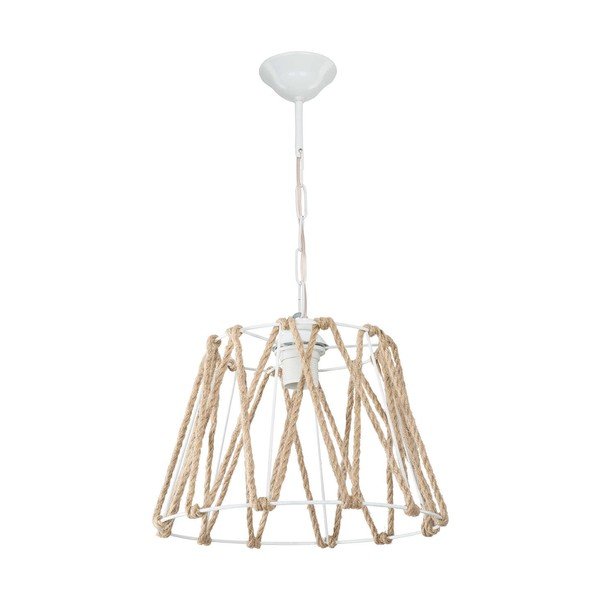 Biało-naturalna lampa sufitowa 55x30 cm – Squid Lighting-image-2