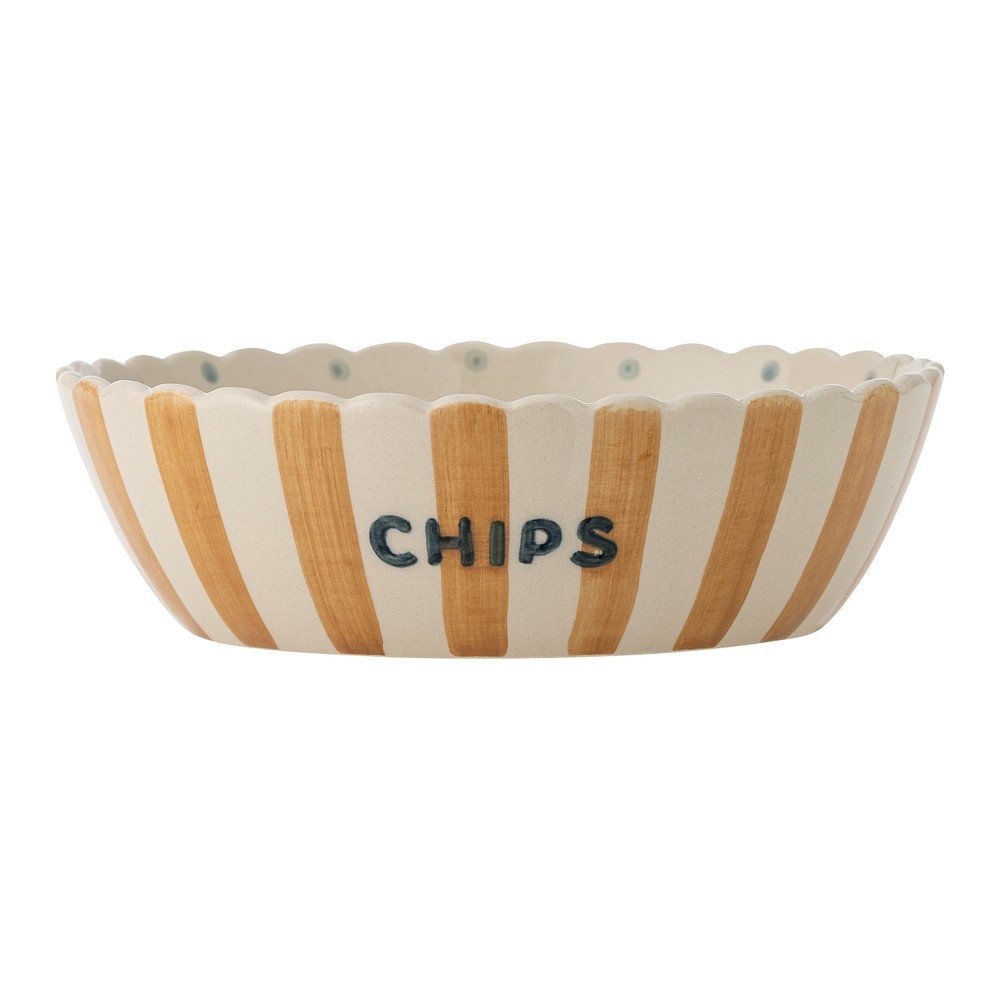 Żółto-kremowa ceramiczna misa ø 24 cm Chip – Bloomingville