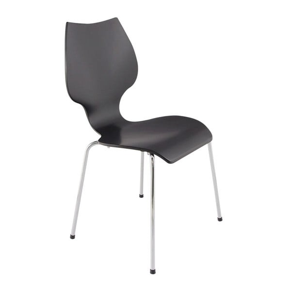 Czarne krzesło do jadalni Kokoon Design Elipse