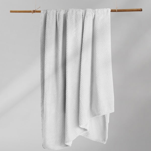 Biały koc z mikrowłókna DecoKing Henry, 150x200 cm-image-4