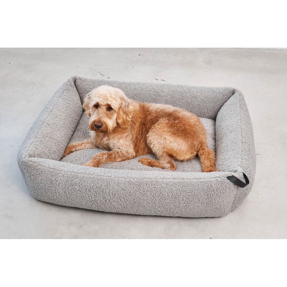 Szare legowisko dla psów z materiału bouclé 71x91 cm Senso Pebble M – MiaCara (zdjęcie 10)