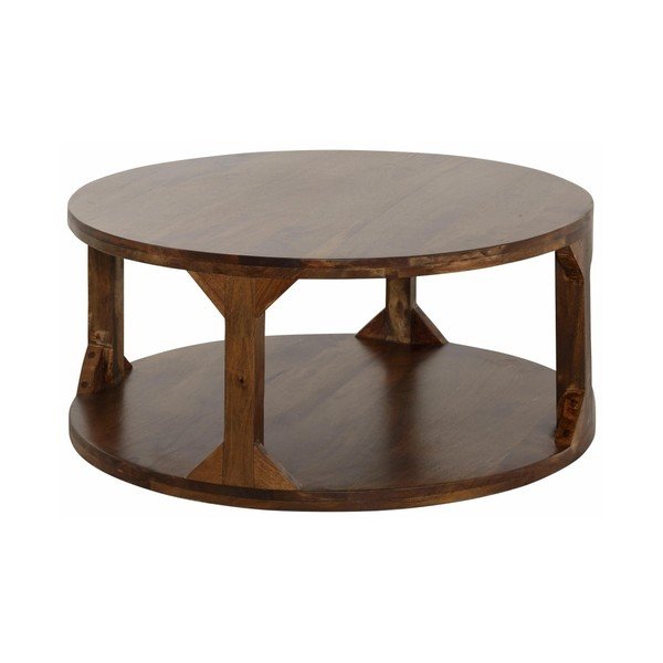 Stolik z drewna mangowego Støraa Misha, średnica 60 cm-image-1