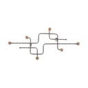 Szary metalowy wieszak ścienny 60,5 cm Metro – PT LIVING