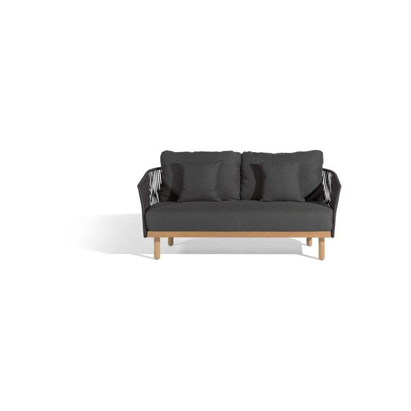 Ciemnoszara sofa ogrodowa Newport – Diphano