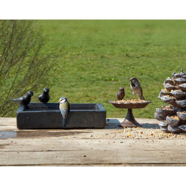 Czarne ceramiczne poidełko dla ptaków Esschert Design Eve-image-1