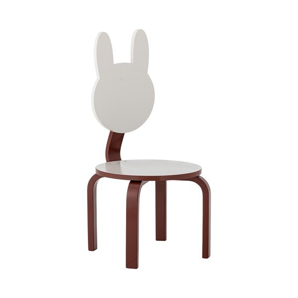 Bordowe/białe krzesło dziecięce Liova – Bloomingville Mini